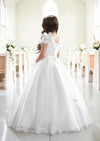 White First Communion Dress for Girls | Elegant Special Occasion Gown