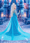 Blue Snow Princess Gown - The Ice & Snow Gown