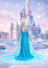Blue Snow Princess Gown - The Ice & Snow Gown