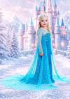 Blue Snow Princess Gown - The Ice & Snow Gown