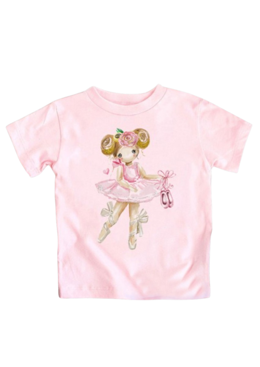Pink Ballerina Short Sleeve Tee