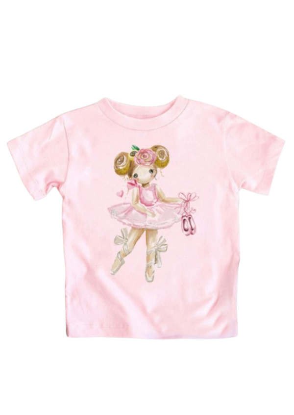 Pink Ballerina Short Sleeve Tee