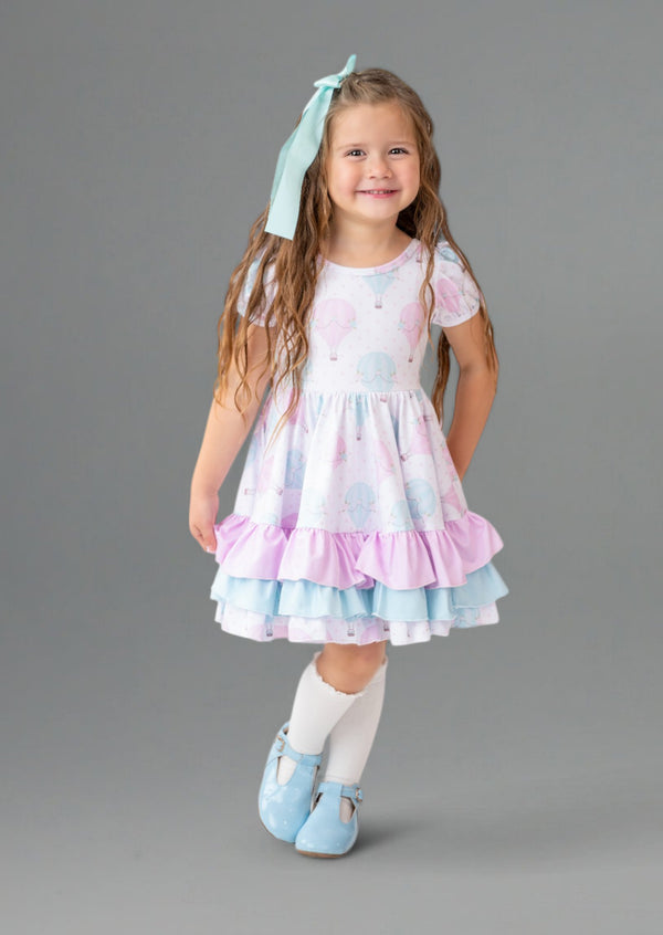 girls birthday balloons twirl dress