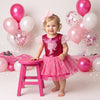I Love Barbie Cake Smash Tutu Outfit in Hot Pink | Cake Smash Outfit Girl