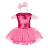 I Love Barbie Cake Smash Tutu Outfit in Hot Pink