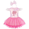 I Love Barbie Cake Smash Tutu Outfit in Pink