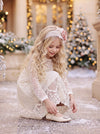 Anabeth Girls Ivory Lace Dress | Flower Girl Dresses