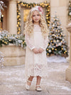 Anabeth Girls Ivory Lace Dress | Flower Girl Dresses