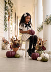 Cream Cottage Bow Skirt Set | Girls Fall Clothes & Outfits