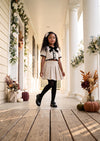 Cream Cottage Bow Skirt Set | Girls Fall Clothes & Outfits