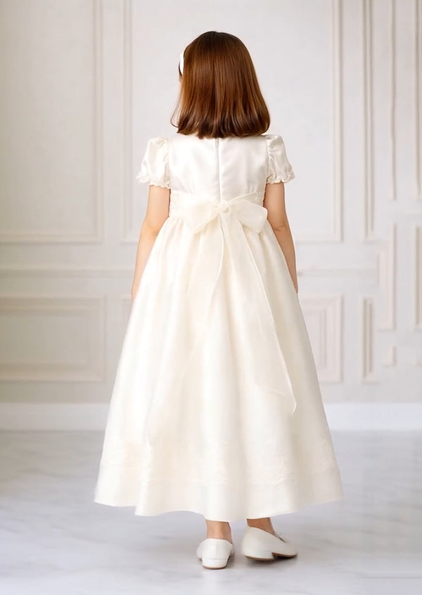 Bella Flower Girl Communion Dress Ivory