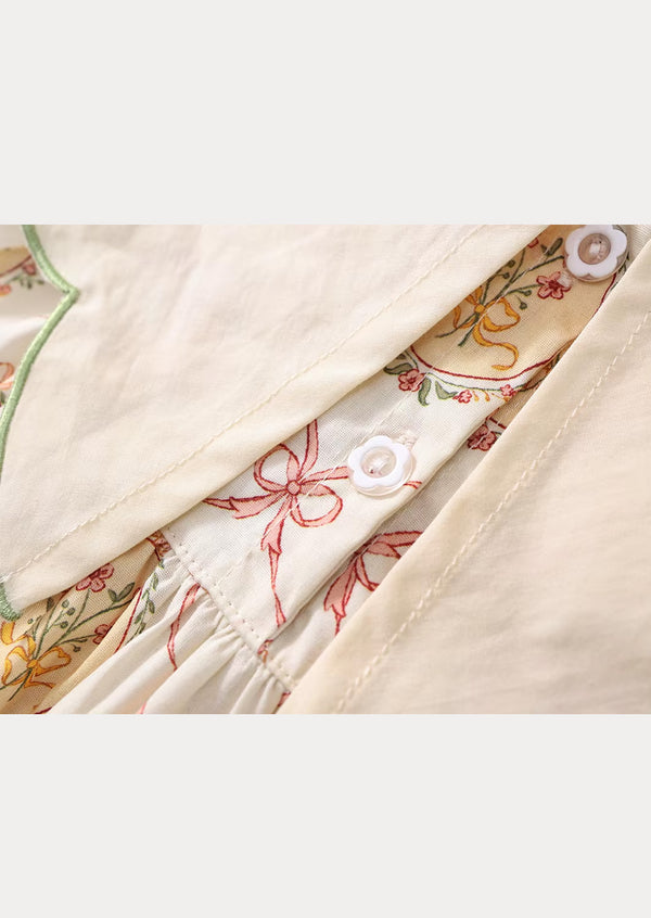 Beloved Embroidered Collar Dress