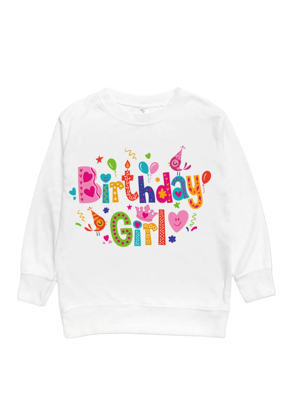 Birthday Girl Long Sleeve Pullover