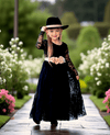 Black Lace Flower Girl Dress for Girls' Pageants Occasions and Photos