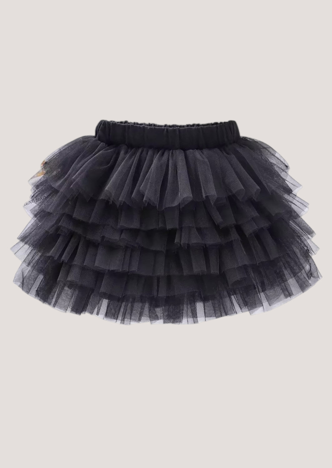 Black Layered Tutu Skirt