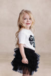 Black Layered Tutu Skirt