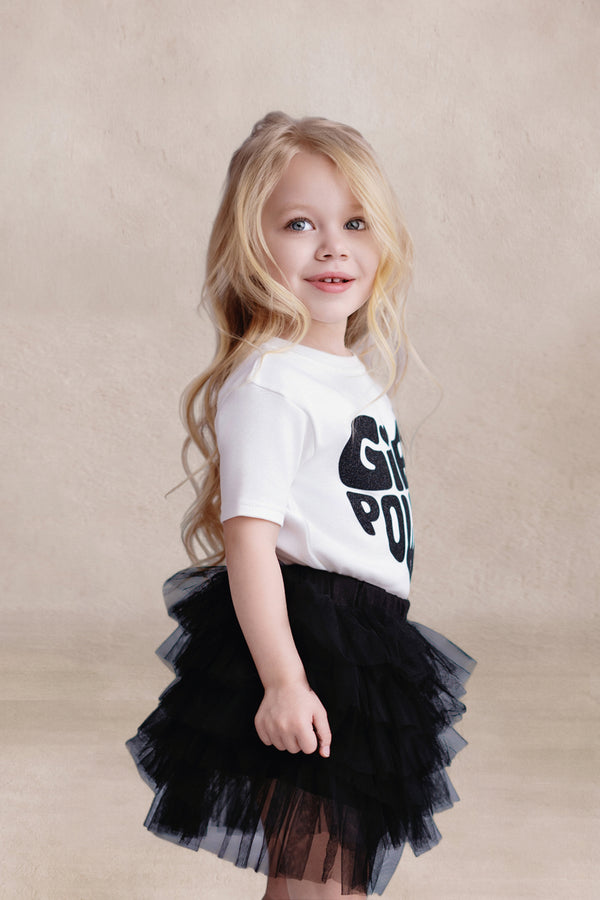 Black Layered Tutu Skirt