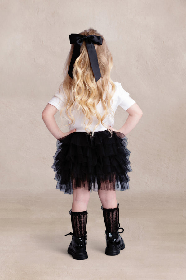 Black Layered Tutu Skirt