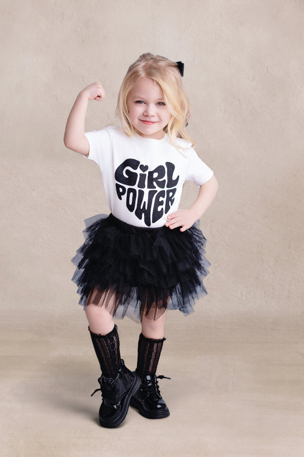 Black Layered Tutu Skirt