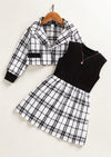 Black & White Tweed Set - Girls Fall & Winter Clothes & Outfits