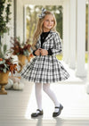 Black & White Tweed Set - Girls Fall & Winter Clothes & Outfits