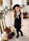Blackberry & Cream Ruffle Dress | Girls Fall Dresses