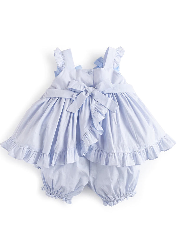 Ruffle baby bloomer set