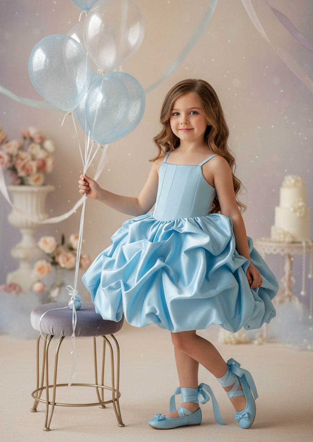 Blossom Dress in Blue