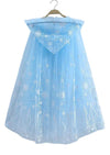 Blue Elsa Frozen Cape