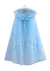 Blue Elsa Frozen Cape