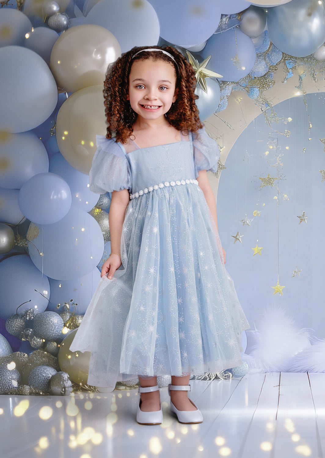 Make Believe Party Dress in Blue