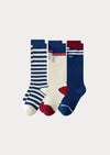 Sports Collection Knee Socks - 3 Pack / 3-12 Years
