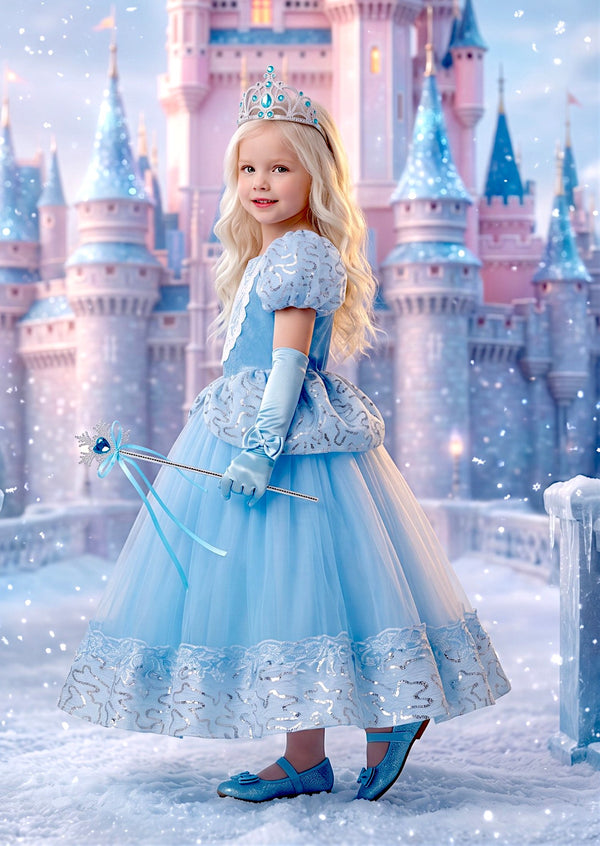Blue Princess Costume Dress