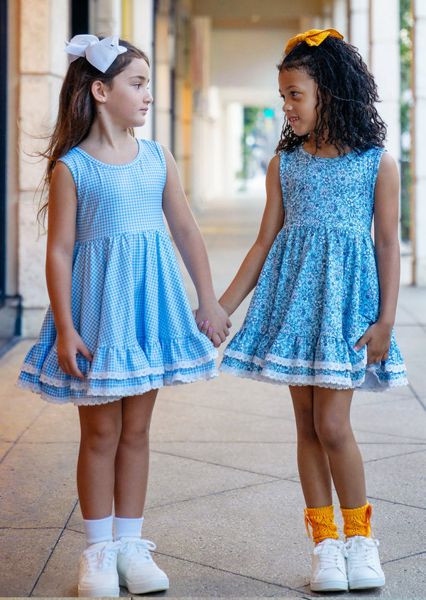 Abigail Dress in Blue