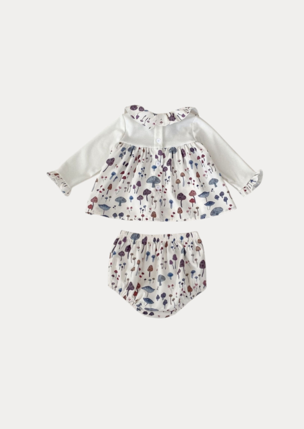 Blue Violet Mushrooms Bloomer Set