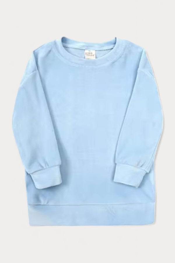 toddler girl velvet sweatshirt