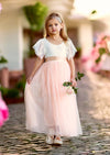 blush flower girl dresses for toddlers
