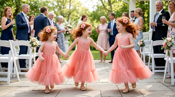 Blush & Dusty Rose Flower Girl Dresses