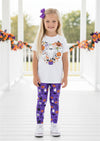 BOO! Legging & Cotton Tee Halloween Set – Fall & Trick‑or‑Treat Outfit