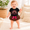 Born to Shine Leopard 1st Birthday Onesie & Bloomer Set