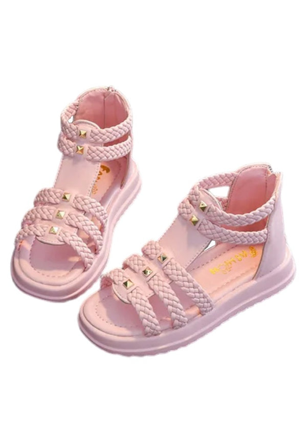 girls pink sandals