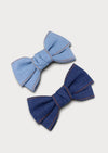 Briar Ridge Denim Bow | Lt Blue or Dark Blue
