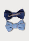 Briar Ridge Denim Bow | Lt Blue or Dark Blue
