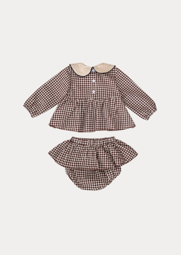 Willamina Bloomer Set in Coffee