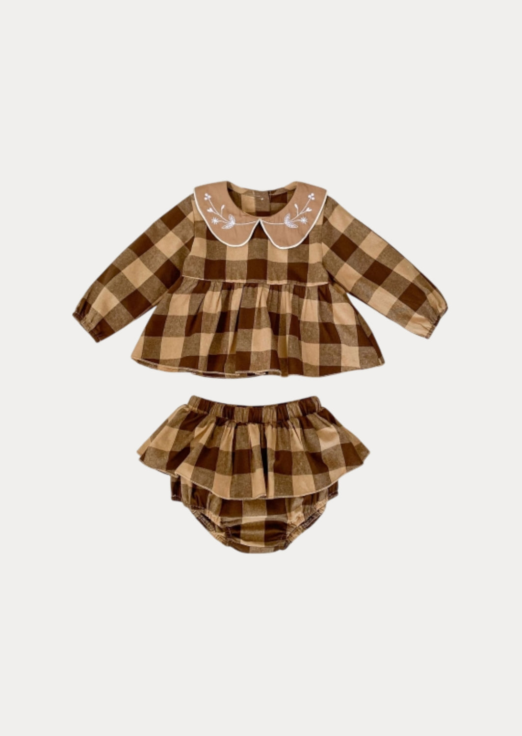 Willamina Bloomer Set in Khaki