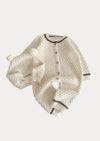 Rowan Baby Bubble Knit Jumpsuit in Cream