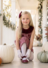 Picture Perfect Burgundy Plaid Button Dress - Girls Fall Clothing