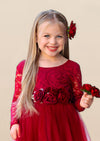 Rose Flower Sash Belt