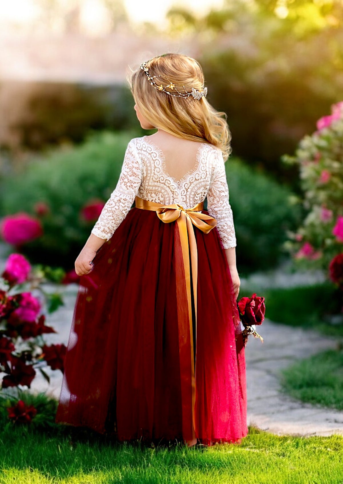 Girls Flower Dress main image 1