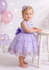 Baby Girl Cake Smash Party Dress in Lavender